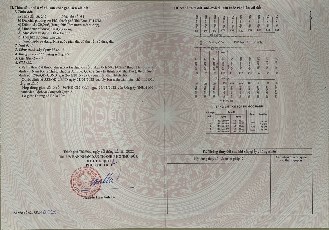 đường b6 khu tái định cư 30h